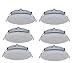 Facon 4.5inch 12V LED RV Puck Light - 6 Packs, 3400K Warm White, Full Aluminum Recessed 12Volt Interior Ceiling Lights for RV, Camper, Trailer, Boat, ETL Certified