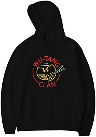Gukgclm Fashion Youth Hoodies,Funny W-U-T-ANG Clan Boy Girl Teen Cotton Velvet Pocket Sweater