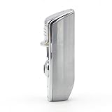 GALINER Cigar Lighter, Windproof 3 Flames Metal Lighters With Cigar Puncher (Silver)