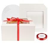 BELMAKS 10 Inch Cake Box Set – Disposable Cake