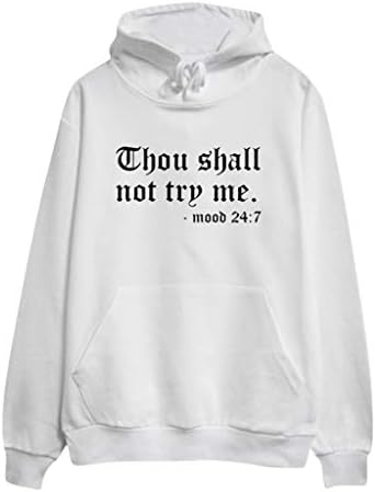 Women's Hoodie Outwear Fashion Casual Pullover Letter Printed Blouse Shirt Long Sleeve Overcoat Top Pullover Sweatshirt