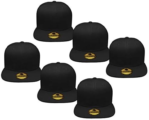 blank flat brim hats
