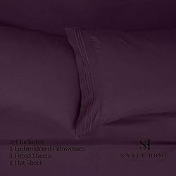 1500 Supreme Collection Twin Sheet Sets Purple