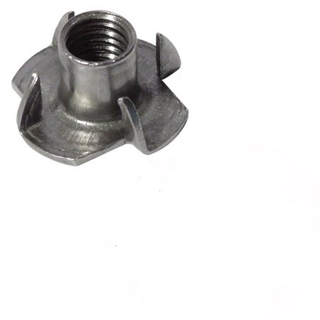 Pack of 4 X T Nuts Size M10 for wood, furniture leg and castor fixings