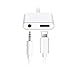 Headphones Adapter 3.5mm Aux Jack Adaptor Charger for iPhone 8/8Plus iPhone7/7Plus iPhone X/10 iPhone Xs/Xr, 2 in 1 Earphone Audio Connector Music Splitter Cable Accessories, Suppor IOS11-12thumb 4
