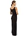PattyBoutik Women Sleeveless Summer Maxi Dress (Black Large)