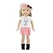 Emily Rose 14 Inch Fashion Doll Clothes 5-PC Parisian Skirt Outfit Gift Set, Including Boots and Matching Hat | Gift Boxed! | Compatible with 14.5