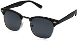 zeroUV® - Designer Inspired Classic Half Frame Horned Rim Wayfer Sunglasses