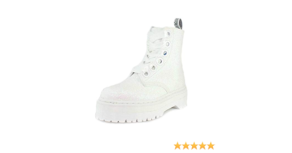 Dr. Martens Molly Womens Iridescent White Glitter Boots-UK 7 : Amazon.com.au:  Clothing, Shoes \u0026 Accessories