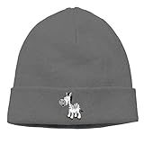 Adult Skull Cap Beanie Cute Zebra Knitted Hat