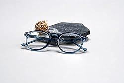 Eyekepper Oval Spring Hinges Ladies Glasses Blue