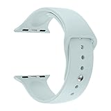 Apple Watch Replacement Band - Valuebuybuy Soft Silicone Replacement Sports Wristbands Straps for Apple Wrist Watch iWatch All Models Formal Colors S/M Size-38mm/Turquoise