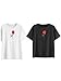 Shensee Tshirt Rose Embroidery Summer Novelty Tees Blouse Short Sleeve