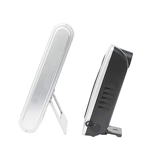 JIMEI Color Weather Station Forecaster with Temperature Humidity Alarm Clock LCD Color Display H103G