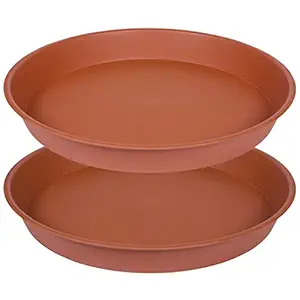 Bleuhome 2 Pack of 20 22 inch Plant Saucer (19.1 inch Base), 3.6