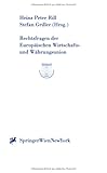Image de Rechtsfragen der Europäischen Wirtschafts- und Währungsunion (Europainstitut Wirtschaftsuniversität Wien Schriftenreihe Europainstitut ... Wien P