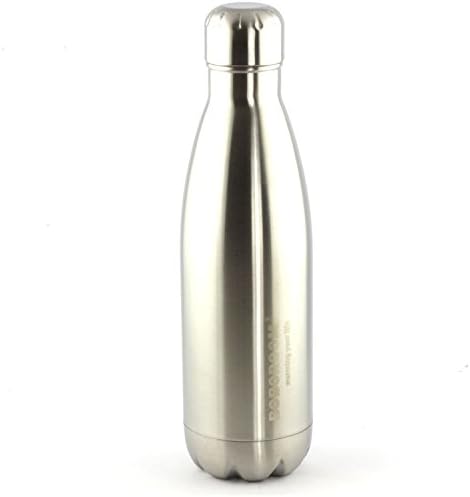 BOBOROOM 600ml/20oz Double Wall Vacuum Insulated Water Bottle / Travel Mugs - 18/8 Stainless Steel,Unique copper plated - Perfect for Cycling,Hiking,or other Outdoor Sports.