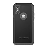 iPhone X/iPhone Xs Waterproof Case, OTBBA Full Sealed IP68 Certified Snowproof Dustproof Shockproof Heavy Duty Protection Underwater Case for iPhone X/iPhone Xs (Black)