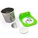 Bird Parrot Stainless Steel Feeding Cup with Bolt Holder Parrot Food Water Bowls Feeder Acrylic Stand Perch Toy for Parrot Macaw African Greys Cockatiel Conure (S)thumb 2