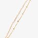 Zealmer Gold Tone Triangle Pendant Double Layer Necklace With Adjustable Chain For Women