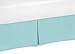 Sweet Jojo Designs Turquoise Toddler Bed Skirt for Modern Emma Kids Children's Bedding Sets