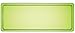 Creative Converting Rectangle Plastic Serving Tray, 15.5 Inch X 6 Inch, Translucent Green