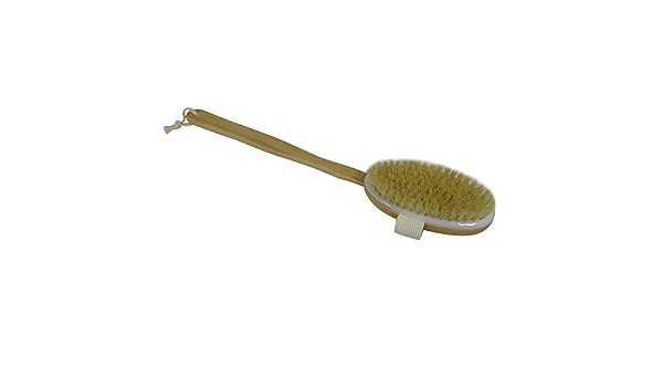 Acqua Sapone Natural Bristles Back Brush With Detachable Handle Wood (642213206468)