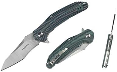 PROELIA 8.45" Ball Bearing System Folding Knife S35VN Recurve Blade and G10 Handle TX040