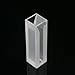 Micro Quartz Cuvette, White Wall, 1.4ml,10mm, Cell, Cuvettes, Spectrometer, 1cm