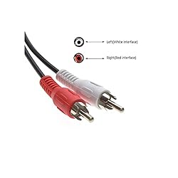 2 Pack, RCA Stereo Audio Extension Cable, 2 RCA