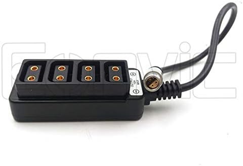 Eonvic 4Port D-tap Splitter Hub to FFA 0S 4pin ARRI Trinity stabilizer Focus Power Out Expansion Cable