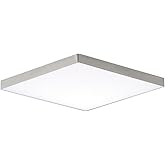 Maxim Trim-20W 1 LED Flush Mount-10.5 Inches Wide by 0.75 inches high-Satin Nickel Finish