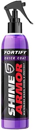 SHINE ARMOR Fortify Quick Coat - Ceramic Coating - Car Wax Polish Spray - Waterless Car Wash & Wax - Hydro