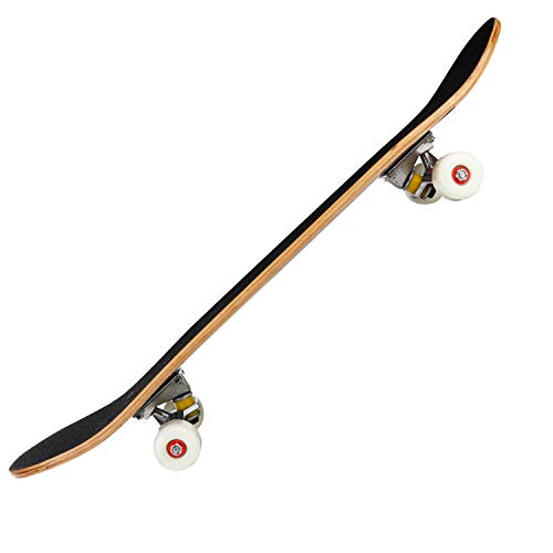 E EVERKING Skateboard 7 Layers Decks 31"x8" Pro Complete Skate Board Maple Wood Longboards for Teens Adults Beginners Girls Boys Kids - Thumbnail 6