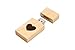 Maple Wood USB 2.0 16GB Flash Drive - Heart Veneer Love Design - With Matching Mastercraft Brown Paperbox
