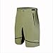 Hifunk Men's MTB Mountain Bike Cycling Shorts Loose-Fit Quick Dry Lightweight Baggy Bicycle Short Water-Resistant UPF 50+(Army Green,L)
