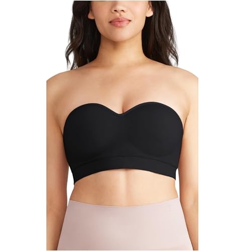 YUMMIE BY HEATHER THOMSON Peyton Soutien-gorge convertible sans bretelles ultraléger sans coutures - Noir - M