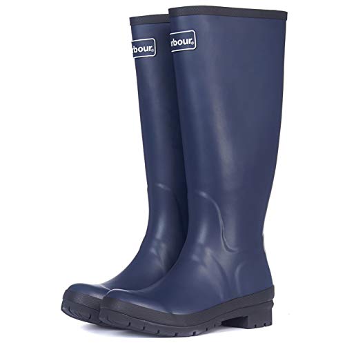 Barbour Ladies Barbour Shoes Blue Barbour Quinn Ladies Welly Clogs