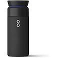 Ocean Bottle - Recycled Stainless Steel Brew Flask - Eco-Friendly & Reusable Bottle - Obsidian Black - 12 oz