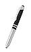 SyPen Stylus Pen for Touchscreen Devices, Tablets, iPads, iPhones, Multi-Function Capacitive Pen With LED Flashlight, Ballpoint Ink Pen, 3-In-1 Metal Pen, 1PK, Black