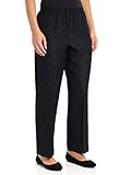 Alfred Dunner Classics Pants Black 8 Short Misses