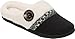 Dearfoams Women's Microsuede Clog Slipper with Fairisle Detail