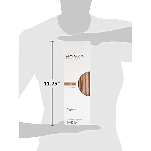 Organic Farro linguine Selezioni Monograno Pasta by Felicetti - 2 Pack