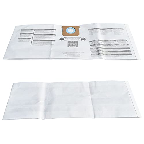 Vacuum Filter Bag for ShopVac 58 Gallon Type E, Dry Wet Disposable