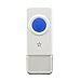 STARPOINT Extra Add-On Remote Waterproof Transmitter Button for the STARPOINT Expandable Wireless Multi-Unit Long Range Doorbell Chime Alert System, Model LTW, White