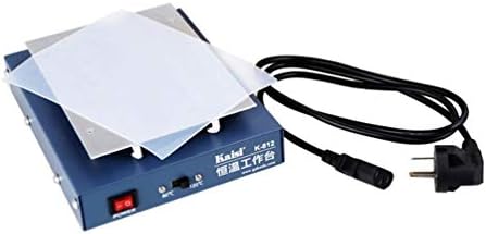 Justdodo Professional Constant Temperature Heating Table Mobile Phone LCD Screen Separator Digital Heating Plate Phone Repair Machine-White & Blue