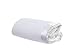 Design Weave All Season Temperature Regulating Hypoallergenic Blanket - 300 Thread Count, 100% Cotton Sateen Weave, White, Queen