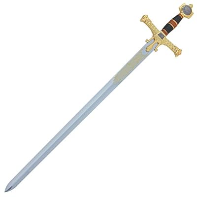 Sword of King Solomon Templar Medieval Replicated Black
