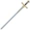 Sword of King Solomon Templar Medieval Replicated Black