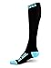SB SOX Compression Socks for Men & Women (20-30 mmHg) - Best Support Stockings for Travel, Medical, and Sports - Perfect for Everyday Wear (Medium, Black/Blue)